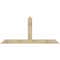 Ekena Millwork Portland Rough Sawn Timber Gable Bracket, Douglas Fir, 84"W x 38"H x 2"D x 6"F, 11/12 Pitch GBW084X38X0206POR00RDF - alternate 1